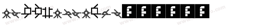 crop circles字体转换
